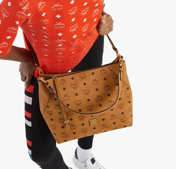 Túi MCM Klara Hobo in Visetos MWHAAKM02CO001 - Ảnh 6