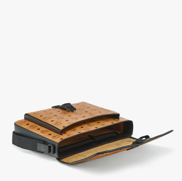 Túi MCM Klassik Messenger in Visetos 'Cognac' MMMCAKK02CO001 - Ảnh 6