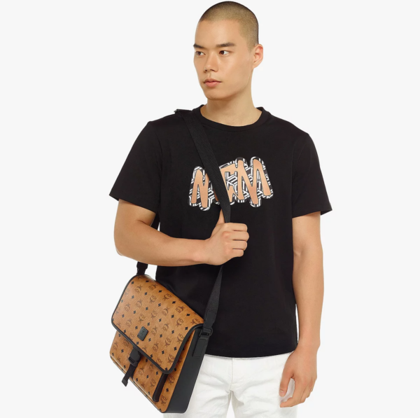 Túi MCM Klassik Messenger in Visetos 'Cognac' MMMCAKK02CO001 - Ảnh 2