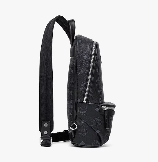 Túi MCM Klassik Sling Bag in Visetos MMLBSKC01BK001 - Ảnh 4