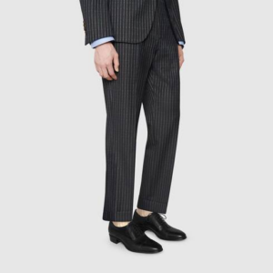 Alternative view of Giày Gucci Lace Up Monkstrap Leather Black ‎547662-DKG00-1000