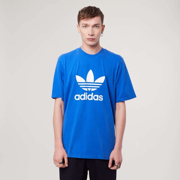 Áo Adidas Originals Trefoil Tee Blue Short Sleeved CW0703 - Ảnh 2