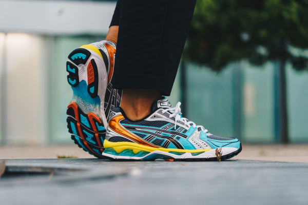 Giày Asics Angelo Baque x Gel Kayano 14 'Blue Multi' 1201A365-001 - Ảnh 3