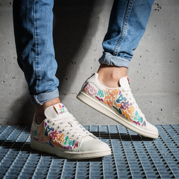 Giày Adidas Stan Smith Pride 'Multicolor' GX6394 - Ảnh 2