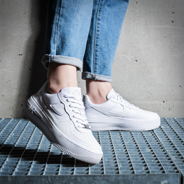 Giày Nike Wmns Air Force 1 PLTAFORM 'Triple White' DJ9946-100 - Ảnh 5