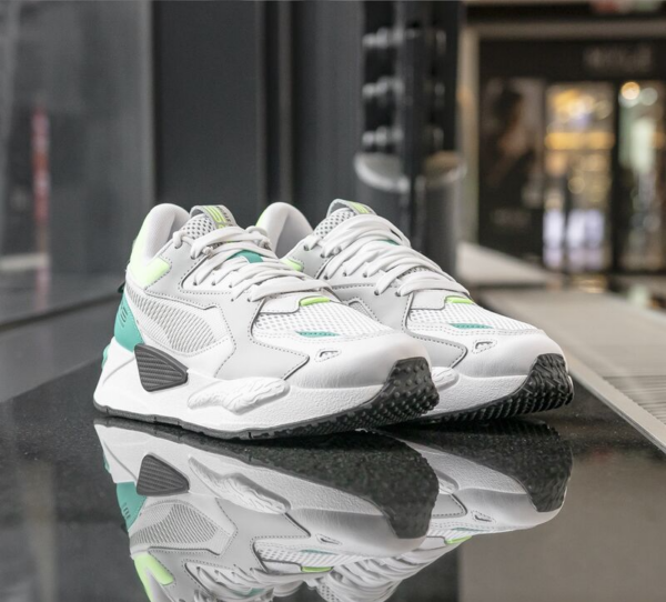 Giày Puma RS-Z Core White Harbor Mist Spectra Green 383590-03 - Ảnh 4