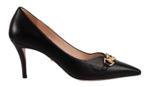 Giày Gucci Ladies Zumi Mid-Heel Pumps In Black 596860-C9D00-1000