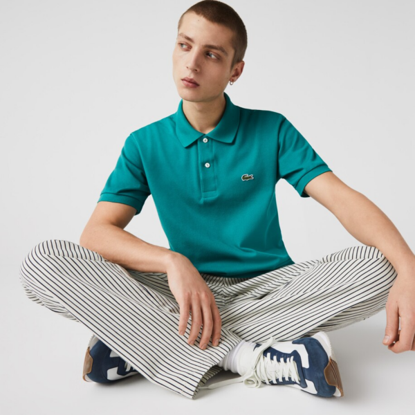 Áo Lacoste Classic Fit Polo Shirt 'Green' L1212-F5T - Ảnh 2
