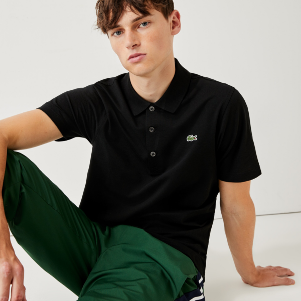 Áo Lacoste Tennis Regular Fit Polo Shirt 'Black' L1230-20B-031 - Ảnh 3