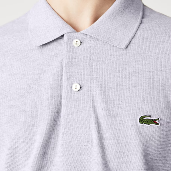 Áo Lacoste Classic Fit L.12.12 Polo 'Grey' L1264-51-CCA - Ảnh 5