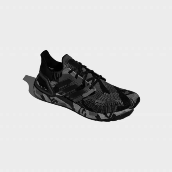 Giày Adidas UltraBoost 20 Marathon Running Black Holo H67278 - Ảnh 3