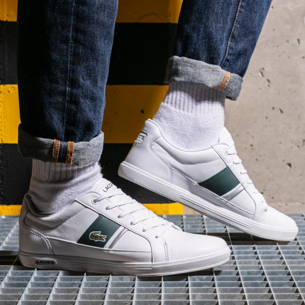 Giày Lacoste Europa 0121 'White Green' 7-42SMA00101R5 - Ảnh 2
