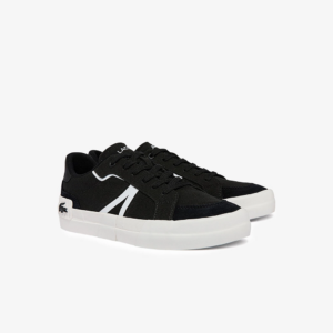 Giay Lacoste L004 Canvas 'Black' 43CMA0055