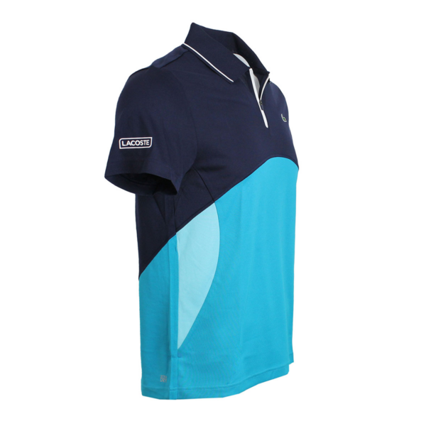 Áo Lacoste Polo SPORT Ultra-Dry Pique ZIP NavyB 2020 DH4747-51-RWP - Ảnh 8