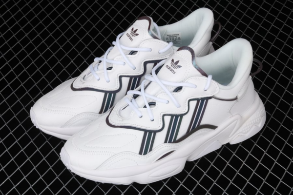 Giày Adidas Ozweego 'Cloud White Black' FZ0037 - Ảnh 8