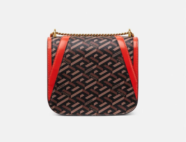 Túi Virtus Versace La Greca 'Red Brown' 1003364-1A01444-5B35V - Ảnh 3