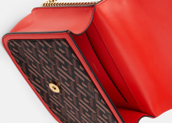 Túi Virtus Versace La Greca 'Red Brown' 1003364-1A01444-5B35V - Ảnh 6