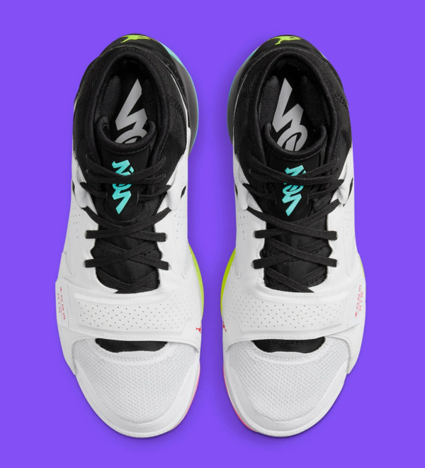 Giày Nike Air Jordan Zion 2 Dynamic Turquoise GS 'White' DO9514-107 - Ảnh 2