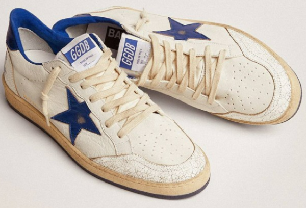 Giày Golden Goose Ball Star 'White Blue' GMF00117-F002198-10327 - Ảnh 3