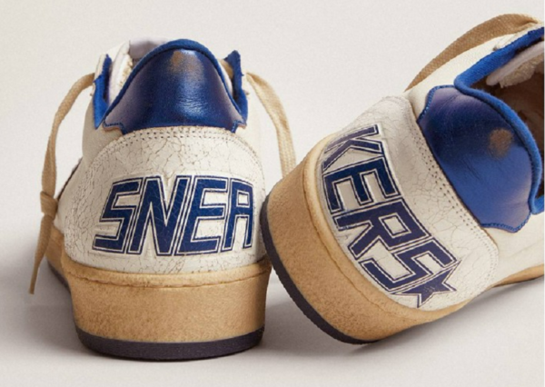 Giày Golden Goose Ball Star 'White Blue' GMF00117-F002198-10327 - Ảnh 5