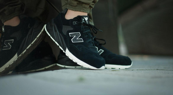 Giày New Balance 580 Black Denim MRT580BV - Ảnh 6