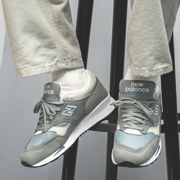 Giày New Balance 1500 Made in England 'Grey Slate Blue' M1500BSG - Ảnh 2
