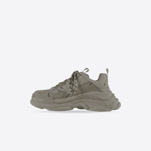 Giày Balenciaga Allover Logo Triple S Trainers In Beige 536737-W2FA1-9710 - Ảnh 2