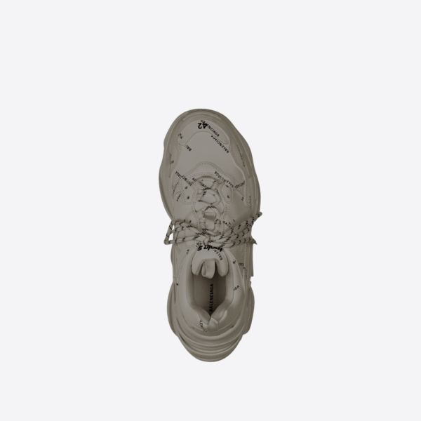 Giày Balenciaga Allover Logo Triple S Trainers In Beige 536737-W2FA1-9710 - Ảnh 5
