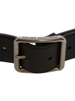 Alternative view of Thắt Lưng Alexander McQUEEN Leather 'Black' 5584491AC0Y1000