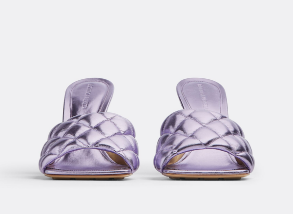Giày Cao Gót Bottega Veneta Padded Mule 'Wisteria' 592015V27M05119 - Ảnh 4