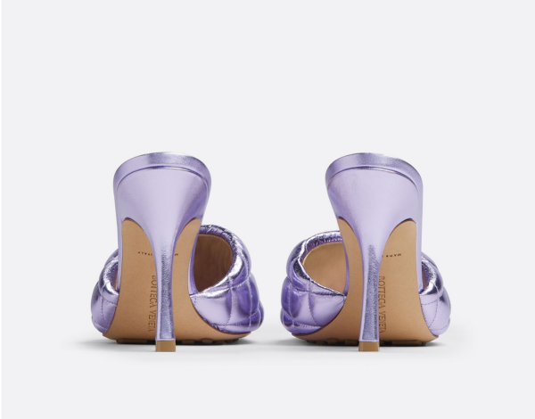 Giày Cao Gót Bottega Veneta Padded Mule 'Wisteria' 592015V27M05119 - Ảnh 3