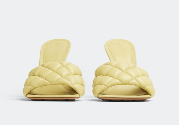 Giày Cao Gót Bottega Veneta Padded Mule 'Lemonade' 592015VBRR07411 - Ảnh 4