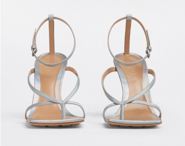 Giày Cao Gót Bottega Veneta Stretch Strap Sandal 'Moon Drop' 608835V1AH01387 - Ảnh 3