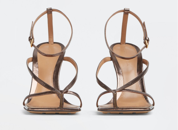 Giày Cao Gót Bottega Veneta Stretch Strap Sandal 'Fondant' 608835V1AI02113 - Ảnh 4