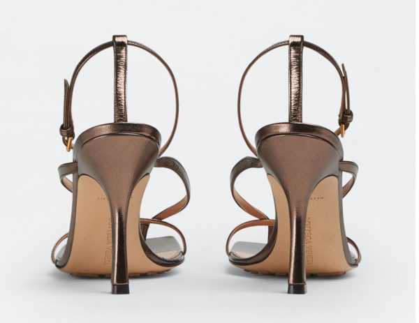 Giày Cao Gót Bottega Veneta Stretch Strap Sandal 'Fondant' 608835V1AI02113 - Ảnh 3