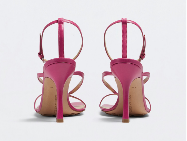 GIày Cao Gót Bottega Veneta Stretch Strap Sandal 'Hollyhock' 608835VBSF05148 - Ảnh 3