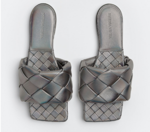 Alternative view of Dép Bottega Veneta Lido Flat Sandal 'Oyster' 608853V1AH01258