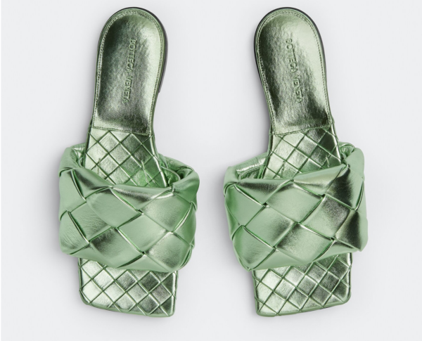 Dép Bottega Veneta Lido Flat Sandal 'Pistachio' 608853V29N03505 - Ảnh 2