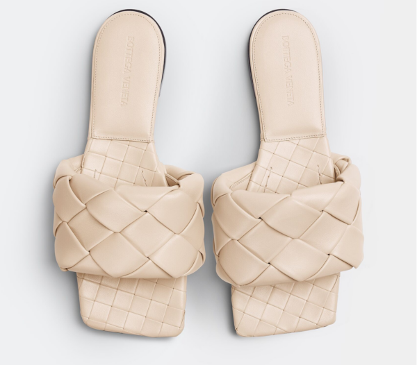 Dép Bottega Veneta Lido Flat Sandal 'Bandage' 608853VBSS01740 - Ảnh 2