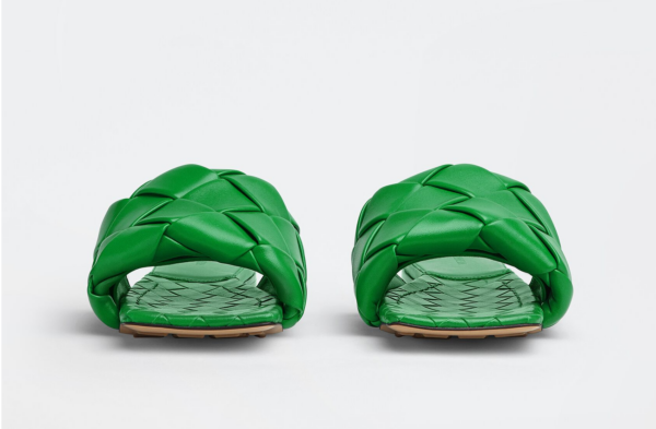 Dép Bottega Veneta Lido Flat Sandal 'Grass' 608853VBSS03730 - Ảnh 4