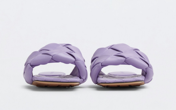 Dép Bottega Veneta Lido Flat Sandal 'Wisteria' 608853VBSS05119 - Ảnh 4