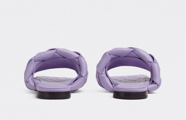 Dép Bottega Veneta Lido Flat Sandal 'Wisteria' 608853VBSS05119 - Ảnh 3