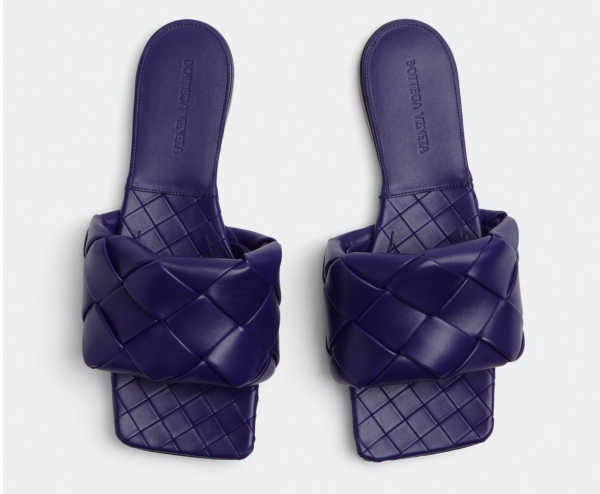 Dép Bottega Veneta Lido Flat Sandal 'Unicorn' 608853VBSS06085 - Ảnh 2