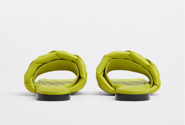 Dép Bottega Veneta Lido Flat Sandal 'Kiwi' 608853VBSS07278 - Ảnh 3