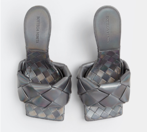 Alternative view of Giày Cao Gót Bottega Veneta Lido Mule 'Oyster' 608854V1AH01258