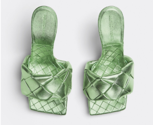 Alternative view of Giày Cao Gót Bottega Veneta Lido Mule 'Pistachio' 608854V29N03505