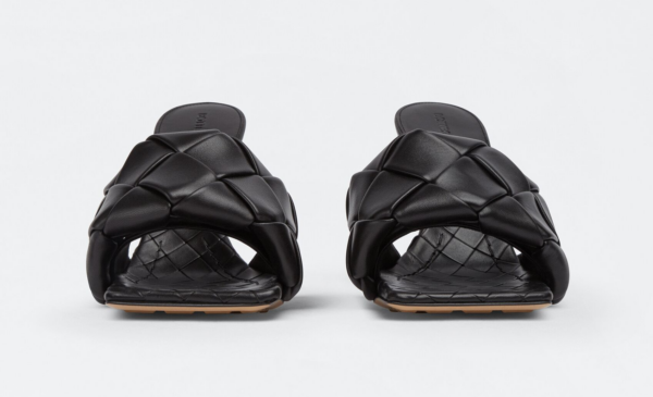 Giày Cao Gót Bottega Veneta Lido Mule 'Black' 608854VBSS01000 - Ảnh 4