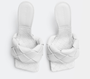 Alternative view of Giày Cao Gót Bottega Veneta Lido Mule 'Optic White' 608854VBSS09122