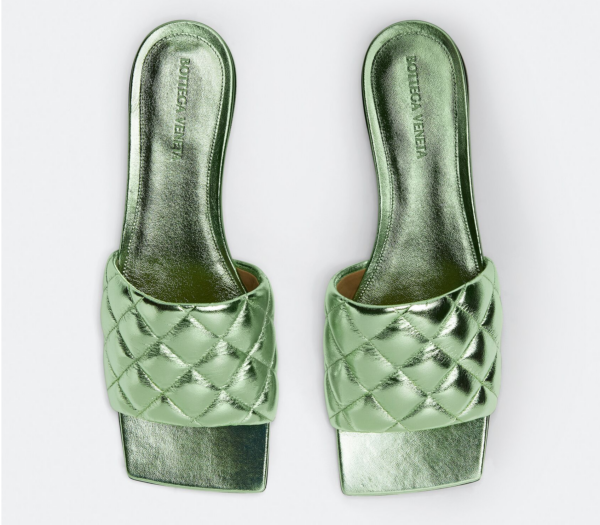 Dép Bottega Veneta Padded Flat Sandal 'Pistachio' 627710V27M03505 - Ảnh 2