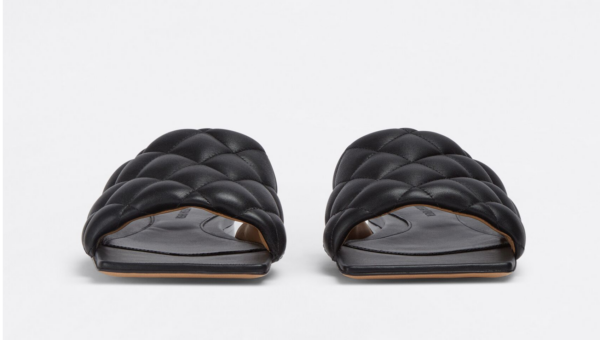 Dép Bottega Veneta Padded Flat Sandal 'Nero' 627710VBRR01000 - Ảnh 4